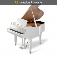 Kawai GL10 Grand Piano Polished Snow White All Inclusive Package